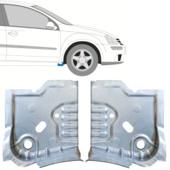 Opravný plech konce prahu na Volkswagen Golf 5 2003-2009 / Levá+Pravá / Sada 14909