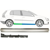 Opravný plech prahu vnitřní + vnější na Volkswagen Golf 5 2003-2009 / Pravá / Sada 11708