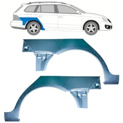 Lem zadního blatníku na Volkswagen Golf 5 Variant 2007-2010 / Levá / Pravá / Levá+Pravá / Sada 12907
