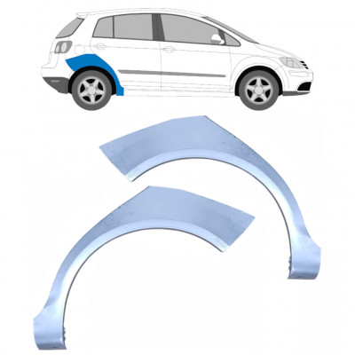 Lem zadního blatníku na VW Golf Plus 2005-2013 / Levá+Pravá / Sada 10090