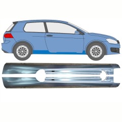 Kompletní práh na Volkswagen Golf 6 2008-2013 / Levá+Pravá / Sada 10341