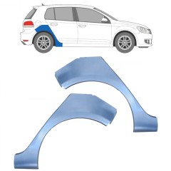 Lem zadního blatníku na Volkswagen Golf 6 2008-2013 / Levá+Pravá / Sada 9427