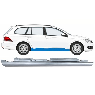 Kompletní práh na Volkswagen Golf 6 2008-2013 / Pravá / COMBI 17047