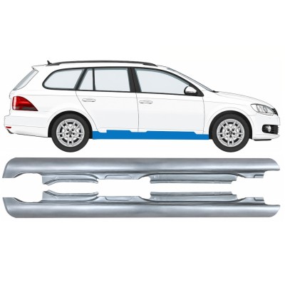 Kompletní práh na Volkswagen Golf 6 2008-2013 / Levá+Pravá / COMBI 17049