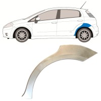 Lem zadního blatníku na Fiat Grande Punto Evo 2005- / Levá 14760 Lem zadního blatníku na Fiat Grande Punto Evo 2005- / Levá 14760
