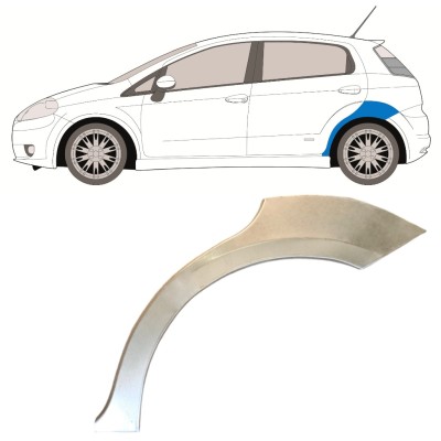 Lem zadního blatníku na Fiat Grande Punto Evo 2005- / Levá 14760