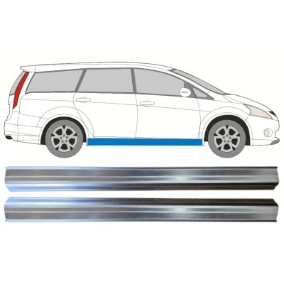 Opravný plech prahu na Mitsubishi Grandis 2004-2011 / Levá+Pravá 14528