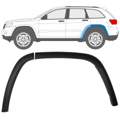 Boční lišta zadního blatníku na Jeep Grand Cherokee 2010-2021 / Levá / Sada 12951