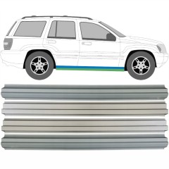 Opravný plech prahu vnitřní + vnější na Jeep Grand Cherokee 1998-2005 / Levá+Pravá / Sada 9482