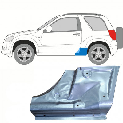 SUZUKI GRAND VITARA 2005-2012 3 DVEŘE OPRAVA PRAHU / LEVÝ