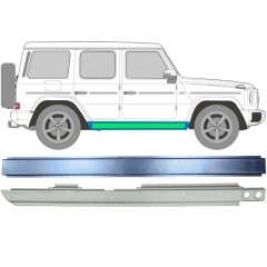 Opravný plech prahu vnitřní + vnější na Mercedes G-Class W460 W461 W463 1979-2017 / Pravá / Sada 11773