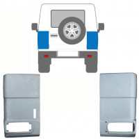 Opravný plech zadního rohu na Mercedes G-Class W463 1992- / Levá+Pravá / Sada 10115