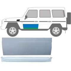 Opravný plech předních dveří vnitřní + vnější na Mercedes G-Class W460 W461 W463 1979- / Levá / Sada 9466