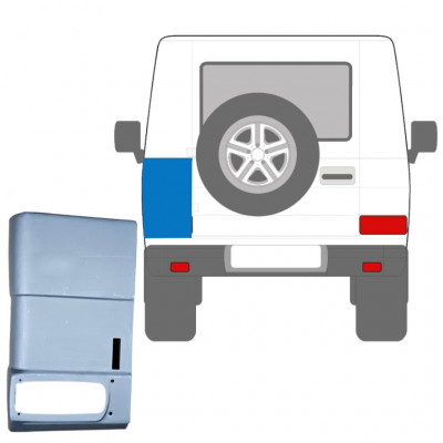 MERCEDES G CLASS W463 1992- OPRAVNÝ PANEL ZADNÍ ROH / LEVÝ