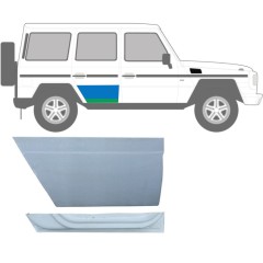 Opravný plech zadních dveří vnitřní + vnější na Mercedes G-Class W460 W461 W463 1979-2017 / Pravá / Sada 9467