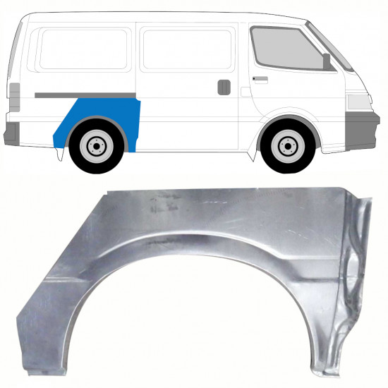 Lem zadního blatníku na Toyota Hiace 1989-1995 / Pravá 8357