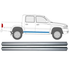 Opravný plech prahu na Toyota Hilux 1998-2005 / Levá = Pravá (symetrická) / Sada 9965