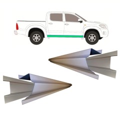 Opravný plech prahu vnitřní + vnější na Toyota Hilux 2005-2015 / Levá+Pravá / Sada 11461