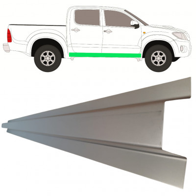 TOYOTA HILUX 2005-2015 PANEL PRO OPRAVU VNITŘNÍCH PRAHŮ / PRÁVA = LEVÝ