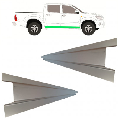 TOYOTA HILUX 2005-2015 PANEL PRO OPRAVU VNITŘNÍCH PRAHŮ / PRÁVA + LEVÝ / NASTAVIT