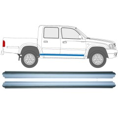 Opravný plech prahu na Toyota Hilux 1998-2005 / Levá = Pravá (symetrická) / Sada 9614