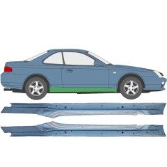 Kompletní práh na Honda Prelude 1996-2001 / Levá+Pravá / Sada 9198