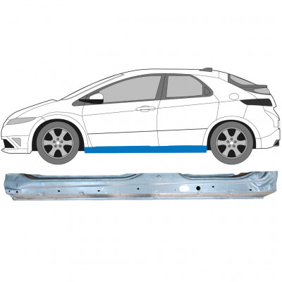 Opravný plech prahu na Honda Civic 2005-2011 / Levá 7193