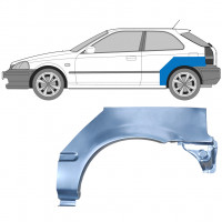 Lem zadního blatníku na Honda Civic 1995-2000 / Levá 5126