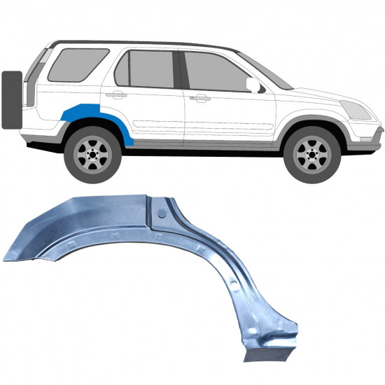 Lem zadního blatníku na Honda CRV 2002-2006 / Pravá 7007