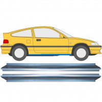 Opravný plech prahu na Honda CRX 1987-1992 / Levá+Pravá / Sada 9302