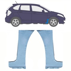 Opravný plech předního blatníku na Honda FR-V 2005-2009 / Levá+Pravá / Sada 10833