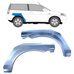Lem zadního blatníku na Honda HR-V 1999-2006 / Levá+Pravá / Sada 9206