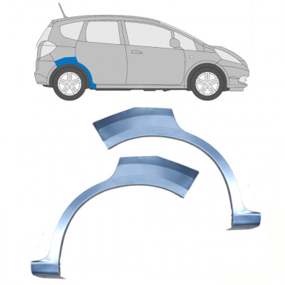 Lem zadního blatníku na Honda Jazz GE 2008-2015 / Levá+Pravá / Sada 10297