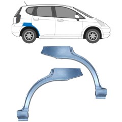 Lem zadního blatníku na Honda Jazz 2002-2008 / Levá+Pravá / Sada 9195