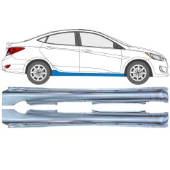 Kompletní práh na Hyundai Accent 2010- / Levá / Pravá / Sada 12801