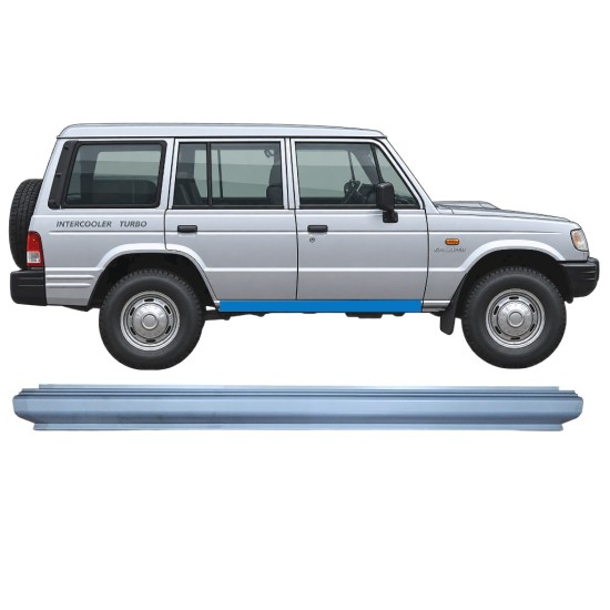 Opravný plech prahu na Hyundai Galloper 1991-2003 / Levá = Pravá (symetrická) 17018