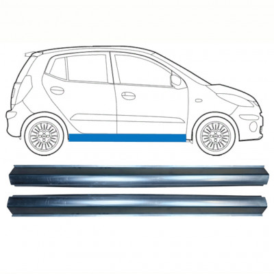 Opravný plech prahu na Hyundai I10 2008-2013 / Levá = Pravá (symetrická) / Sada 10237