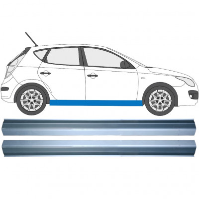 Opravný plech prahu na Hyundai I30 2007-2012 / Sada 11351