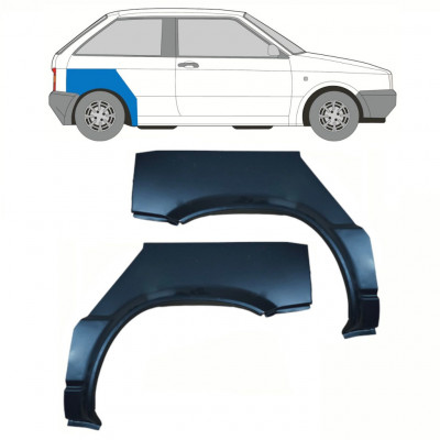 Lem zadního blatníku na Seat Ibiza 1984-1993 / Levá+Pravá / Sada 10738