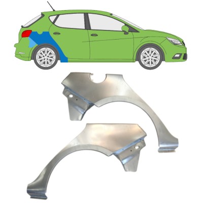 Lem zadního blatníku na Seat Ibiza 2008-2017 / Levá+Pravá / Sada 14609
