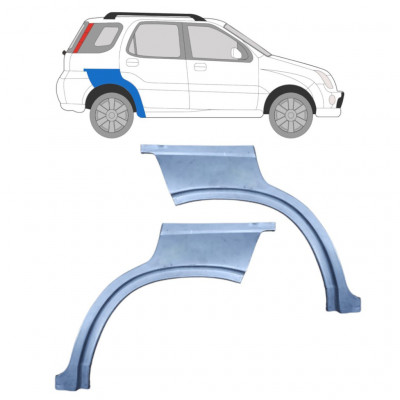 Lem zadního blatníku na Suzuki Ignis 2000-2003 / Levá+Pravá / Sada 10415