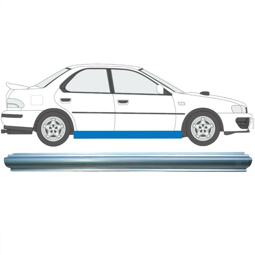 Opravný Plech Prahu Na Subaru Impreza 1992-2000 / Pravá 7009