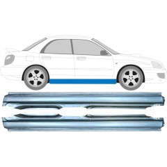 Kompletní práh na Subaru Impreza GD GG 2000-2007 / Levá+Pravá / Sada 9157