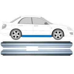 Opravný plech prahu na Subaru Impreza GD GG 2000-2007 / Levá = Pravá (symetrická) / Sada 9159