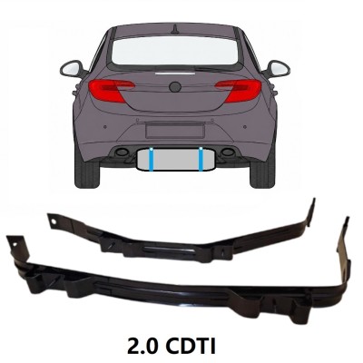Objímky palivové nádrže na Opel Insignia 2008-2017 17019