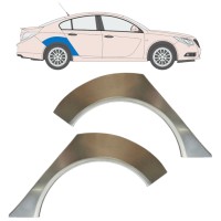 Lem zadního blatníku na Opel Insignia 2008-2017 / Levá+Pravá / Sada 15045