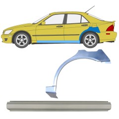 Opravný plech prahu + zadního blatníku na Lexus IS 1998-2005 / Levá / Sada 10314