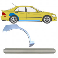 Opravný plech prahu + zadního blatníku na Lexus IS 200 1998-2005 / Pravá / Sada 10315