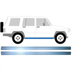 Opravný plech prahu vnitřní na Isuzu Trooper 1983-2005 / Levá+Pravá / Sada 16125