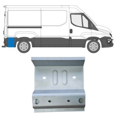 Opravný plech boku na Iveco Daily 2014- / Levá = Pravá (symetrická) 14711